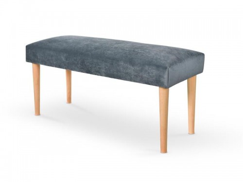 Лавка MAKARENA Halmar Сірий / Натуральний 80/30/40 см